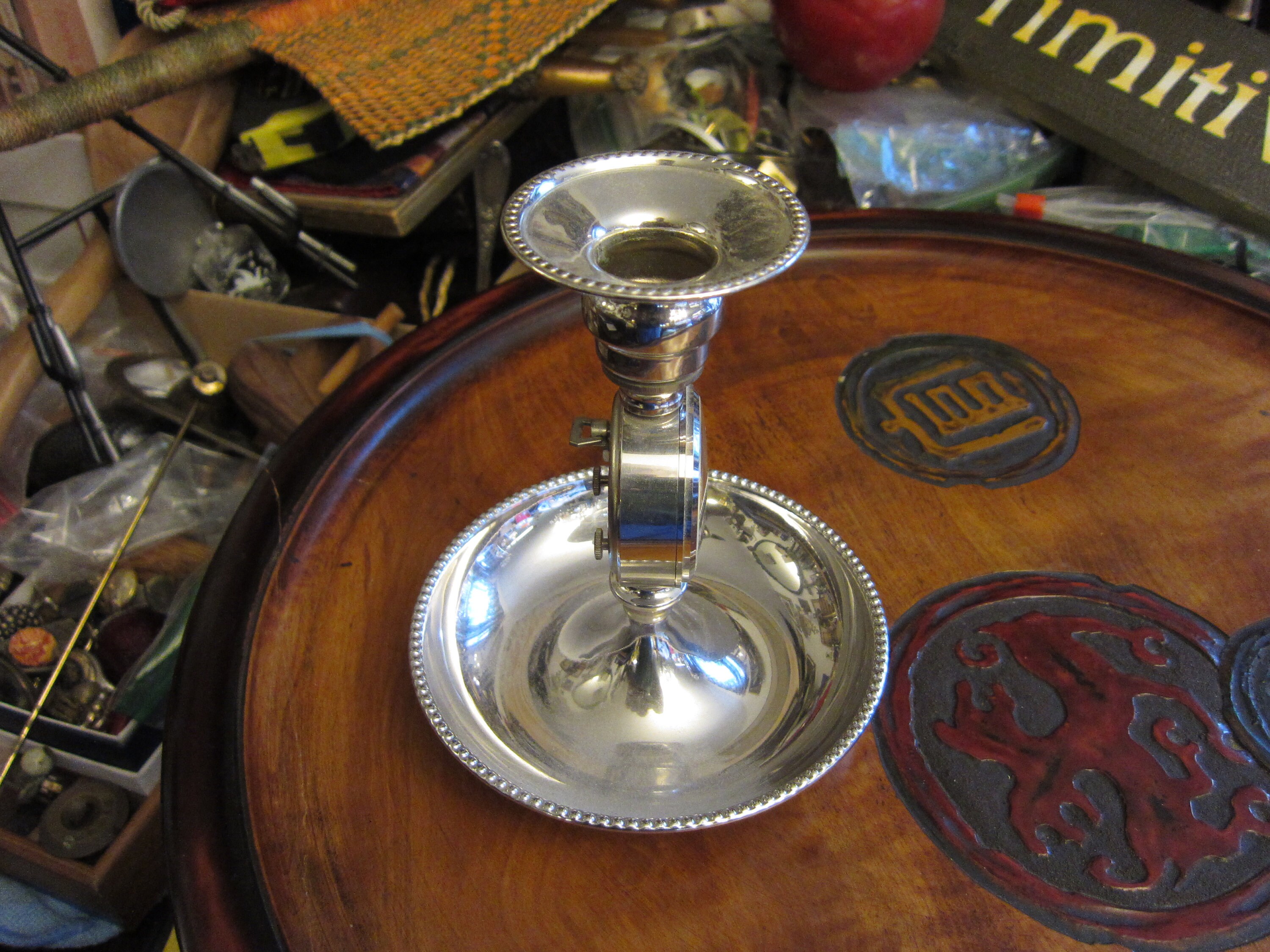 Jaeger-LeCoultre キャンドルホルダー付き置時計 不動品 楽天市場】JAEGER-LECOULTRE ジャガールクルト トラベルクロック