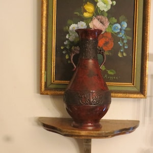 Vintage OMC Japanese Asian Bronze Brass Vase