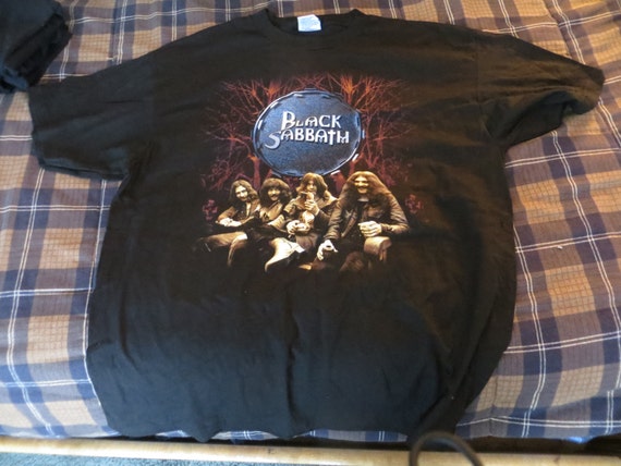 TWO (2) Black Sabbath Reunion Tour Tee Shirts Vintage Never Worn