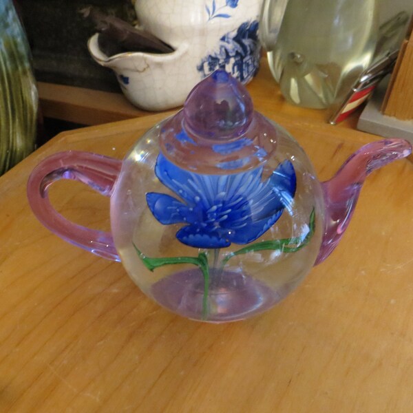 Glass Teapot Etsy