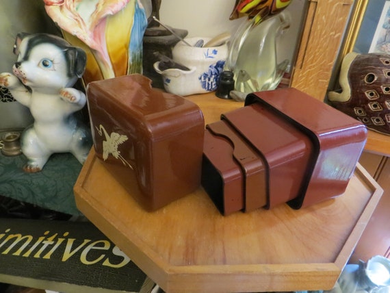 Asian Red Lacquer Box in a Box in a Box  - image 10