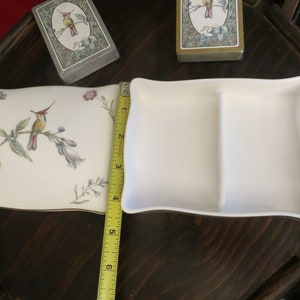 Wedgwood  Humming Bird Playing Cards Box, Porcelain Covered Box, Vintage 1991