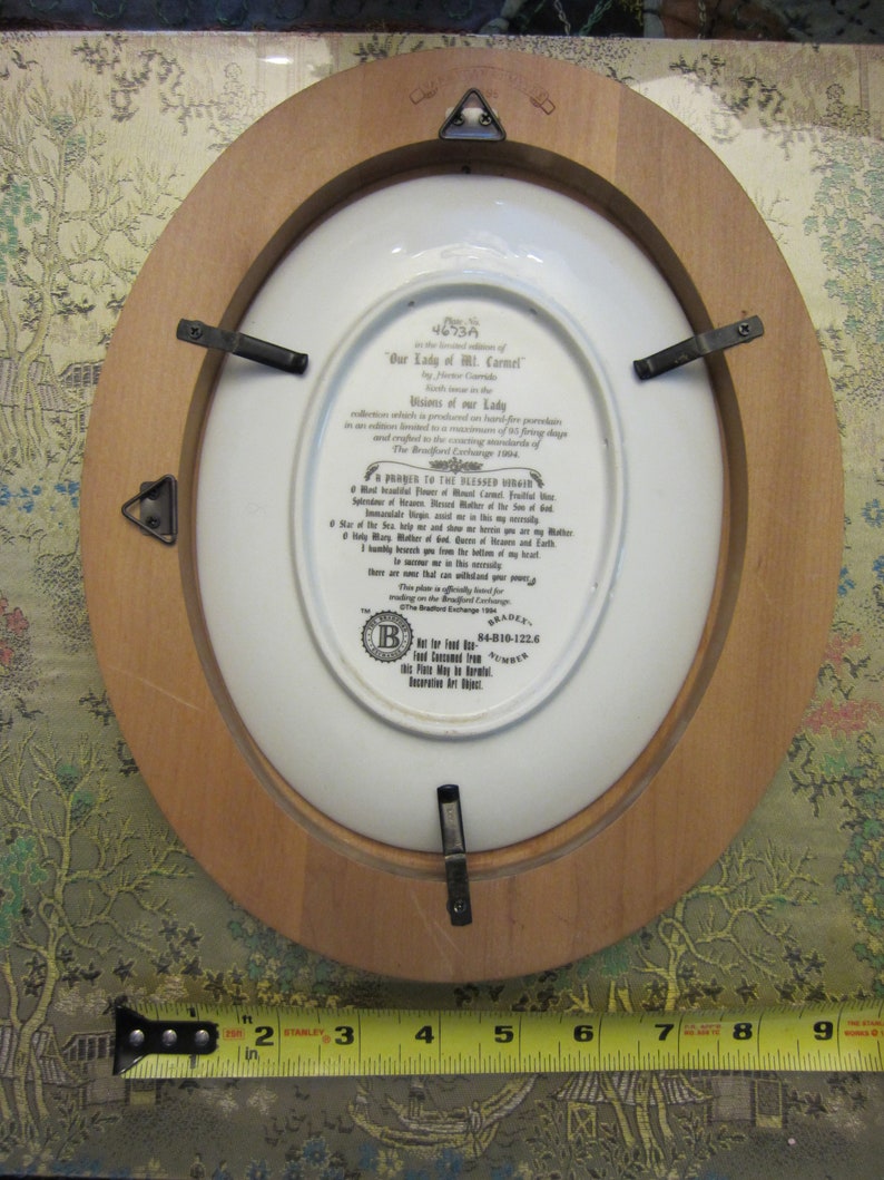 Visions of Our Lady Collector Plates Our Lady of Medjugorje & Etsy