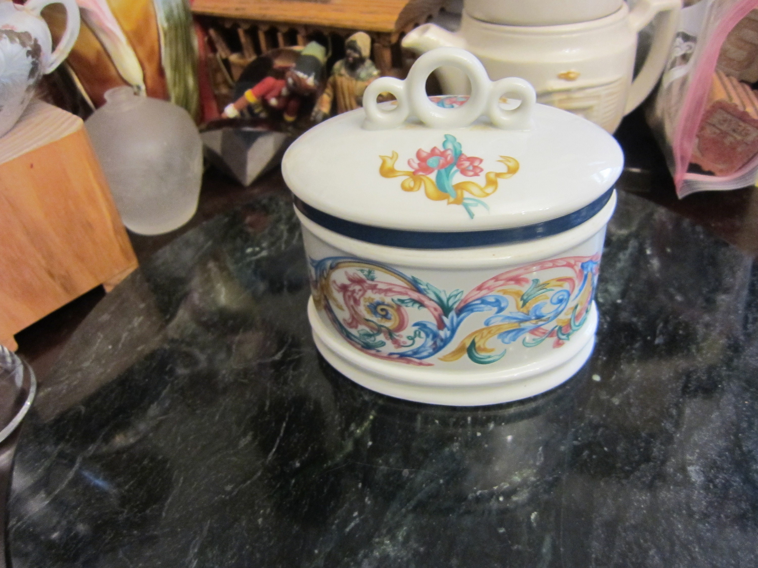 Ceramic Jewelry Trinket Box palais De Versailles Etsy