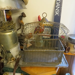 1930s Ol & Co. Brass Birdcage