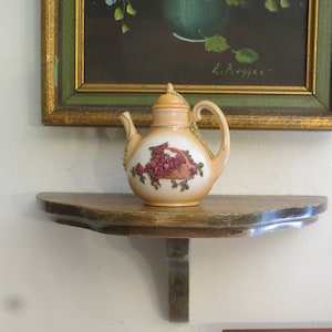 Miniature Teapot, Fancy Dollhouse Ornate Flowered Tea Pot