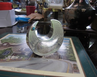 Joaquin Taller Tinta Ecuador Gemstone Art Bird MCM Silver Smith Sculpture, Please Read Description