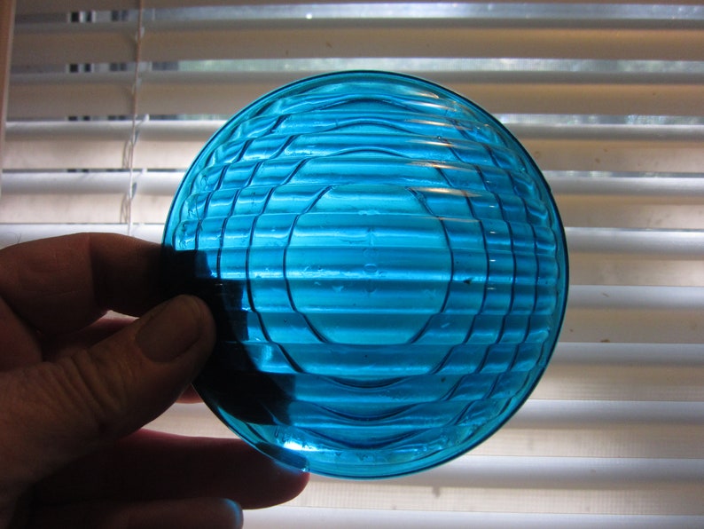 Ribbed Red & Blue Light Lens Railroad Marker, Truck Trailer, Safety ...