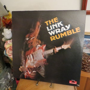 The Link Wray Rumble, Polydor Records LP Record Vinyl Inscribed, Vintage