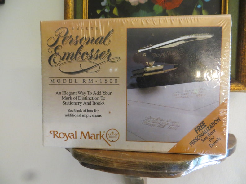 Royal Mark Stationery Letter Envelope Seal Embosser Etsy