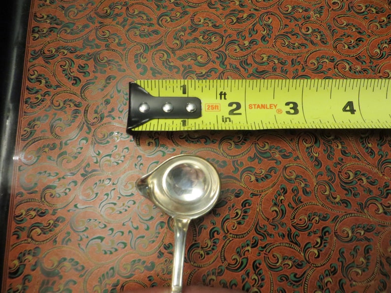 Vintage Silver Plate Small Ladle Spoon Server Danish
