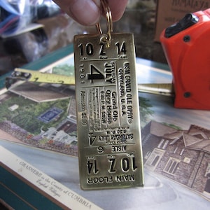 Vintage Grand Ole Opry Brass Ticket Keychain July 4th 1981 - Etsy
