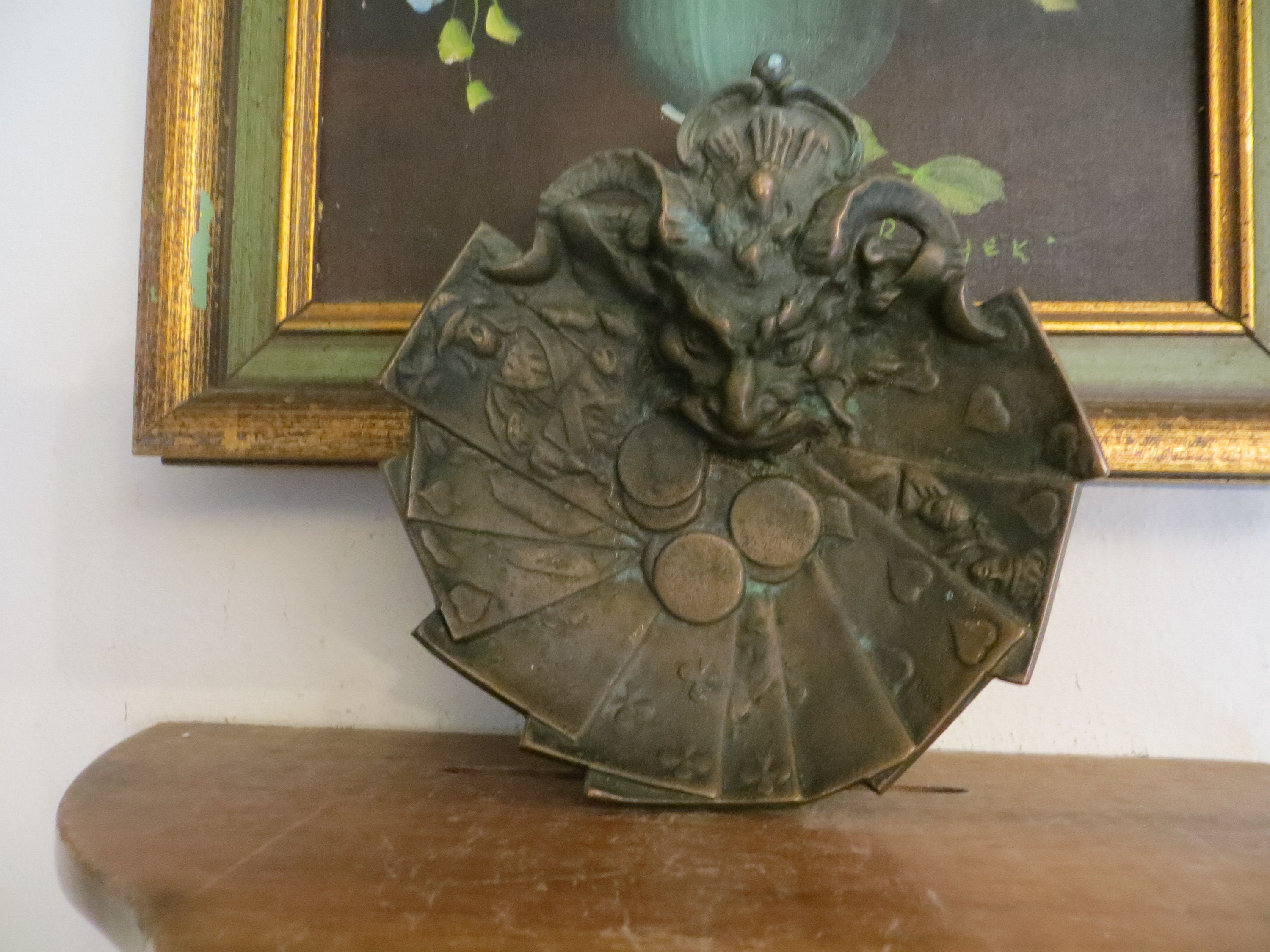 Antique devil tray - Etsy 日本 ビンテージ デビル 悪魔 Devil ミッド