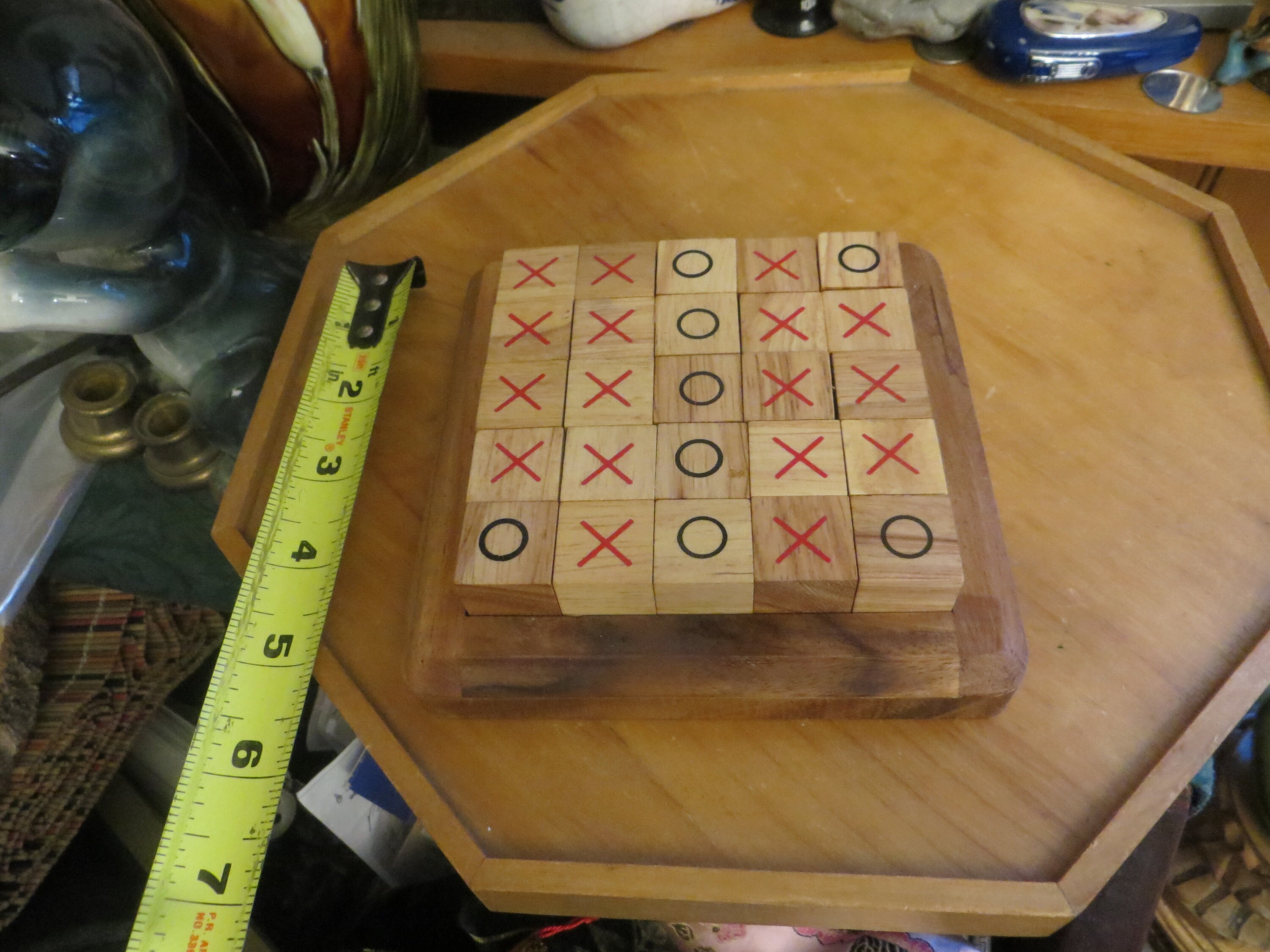 XOXO - Tic Tac Toe, Noughts and Crosses, Xs & Os Wooden Board Game (5x5), Shop Today. Get it Tomorrow!