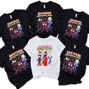 Spidey Birthday Shirt, Spidey and His Amazing Friends Birthday Shirt, Custom  Spidey T-shirt, Toddler Birthday Tee, Spidey Superhero t-shirt