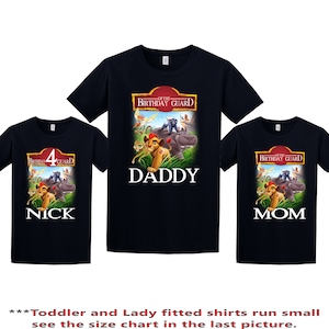 Lion Guard Birthday Shirt: Custom Family Matching T-shirts