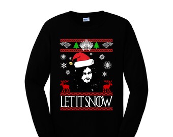 Jon Snow Christmas Shirt: Game of Thrones Ugly Sweater Style