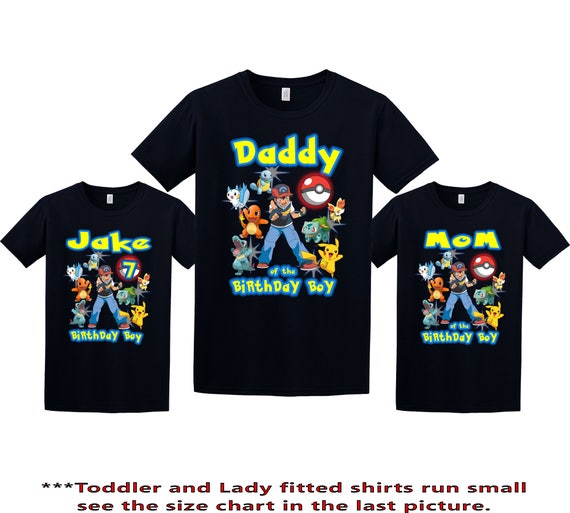 Download Pokemon Birthday Shirt Pokemon Custom Shirt Personalized ...