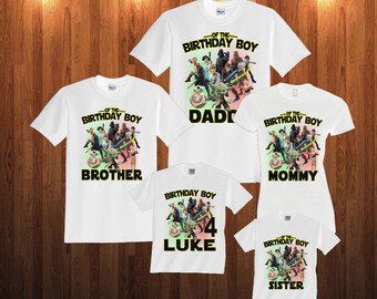 Personalized Star Wars Birthday Shirt: Family Matching Shirts