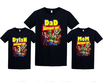 Toy Story Birthday Shirt, Toy Story Custom Shirt, Personalized Toy Story Shirt, Toy Story family shirts, Birthday t-shirt for girls and boys