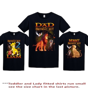 Personalized Lion King Birthday Shirt: Custom Family T-Shirt