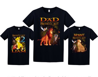 Personalized Lion King Birthday Shirt: Custom Family T-Shirt