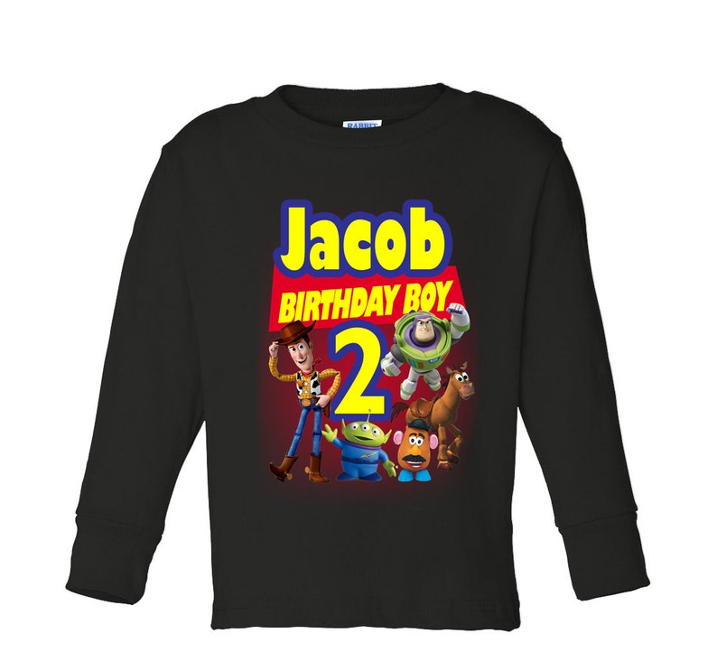 toy story personalized birthday shirt