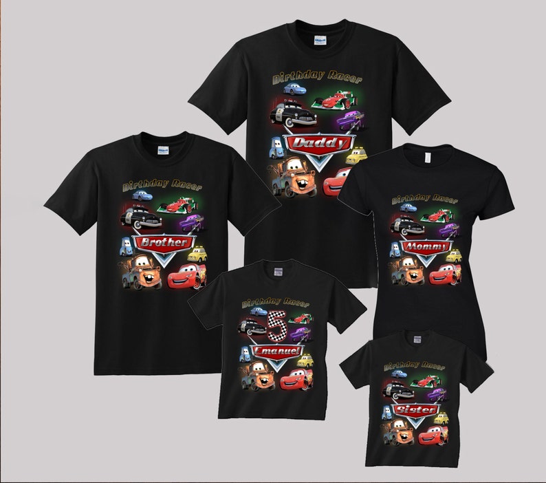 disney cars birthday shirt