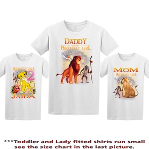 Lion King Birthday Shirt Lion King Custom Shirt Personalized - Etsy