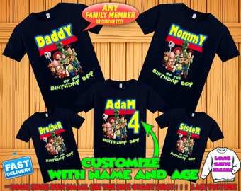 Toy Story birthday shirt, Toy Story birthday tshirt, Toy Story theme party shirts, Toy Story family shirts, Toy Story matching shirts