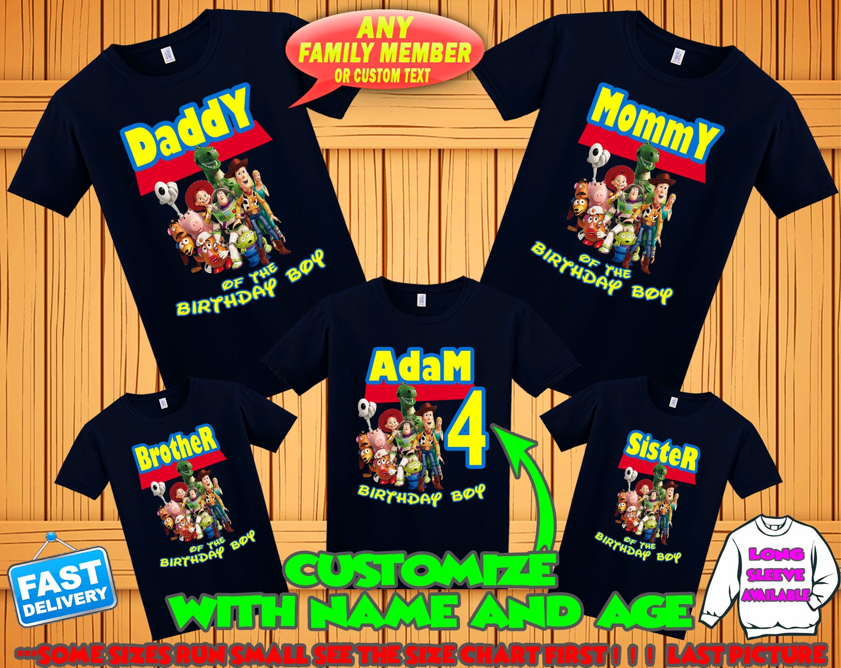 Toy Story Birthday Shirt Toy Story 