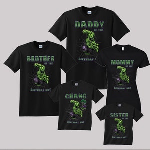 Incredible Hulk Birthday Shirt Custom personalized shirts for all family, Black