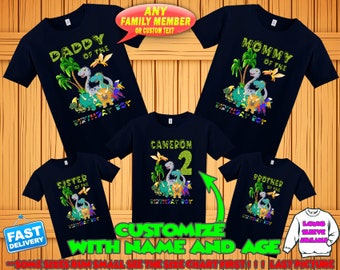 Dinosaur birthday shirt, Dinosaur birthday t-shirt, Dinosaur theme party shirts, Dinosaur family matching shirts, Dinosaur matching shirts