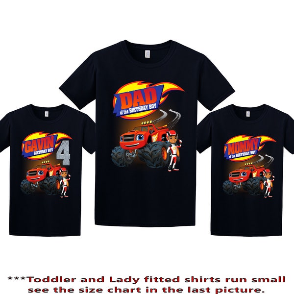 Blaze Birthday Shirt - Etsy