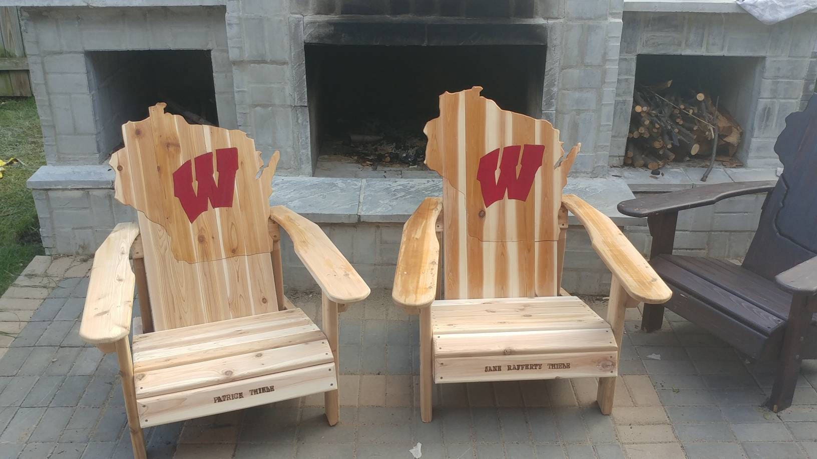 Wisconsin badger adirondack chairs deals