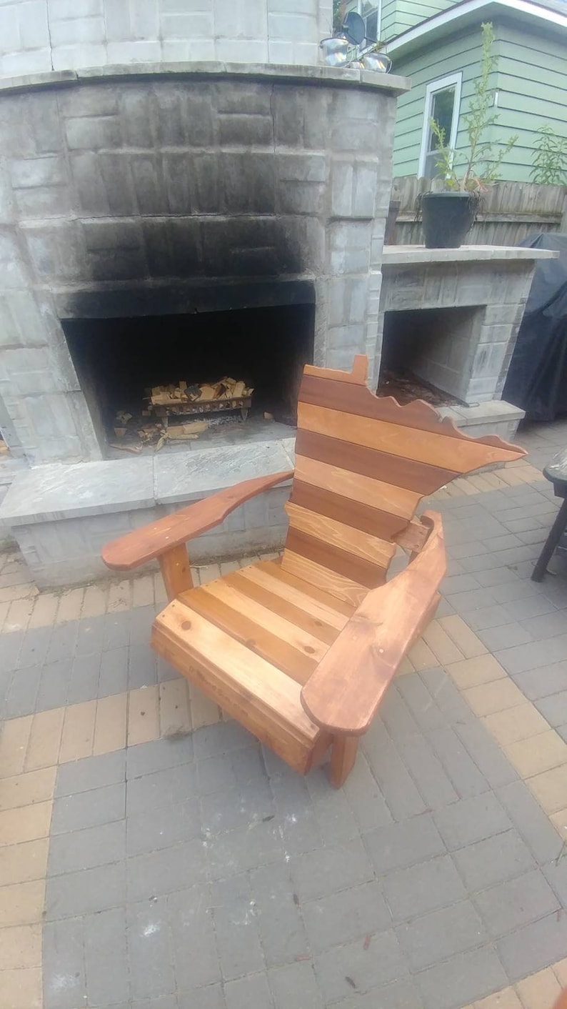 Minnesota Adirondack Chair Etsy