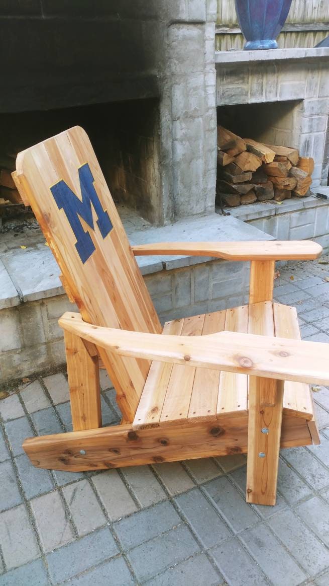 Michigan or Tigers Adirondack Chair - Etsy