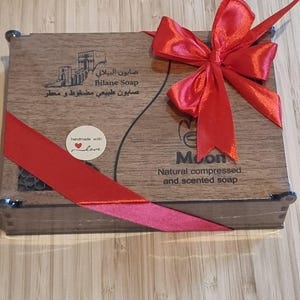 Geschenk Box Aleppo Seife gepresst & parfümiert