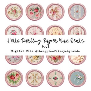 Hola Darling Sellos de Cera de Papel N.1// Amigo por correspondencia / Escribir cartas / Diario Bíblico