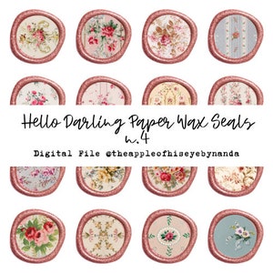 Hola Darling Sello de Cera de Papel N.4// Amigo por correspondencia / Escribir cartas / Diario Bíblico / @theappleofhiseyebynanda