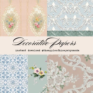 Papeles decorativos/ Efemérides / Diario basura / Amigo por correspondencia / Escribir cartas / Diario bíblico /