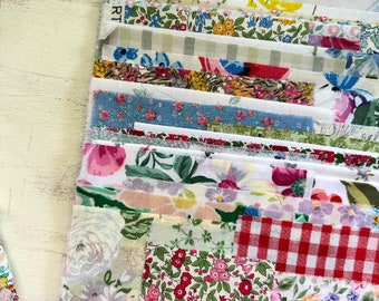 Floret Fabrics Pack | Ephemera | Junk Journal | Penpal | Journal | Bible Journal | Paper