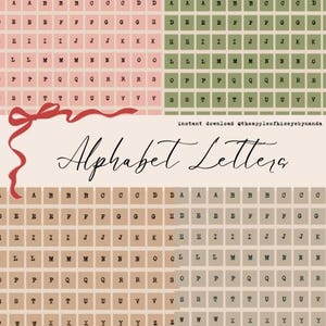Papeles decorativos para escribir con letras del alfabeto/Diario bíblico/Efímeras/Diario basura/Escribir cartas/@theappleofhiseyebynanda