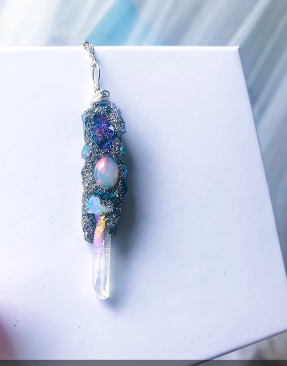protection healing gift shaman spiritual Lapis lazuli worf earrings french handmade sterling silver