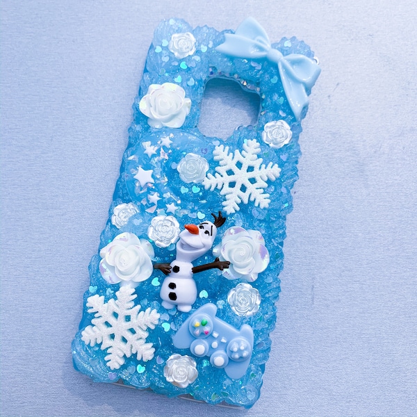 Kawaii Samsung S9 phone case decoden anime manga Frozen Olaf cell phone case