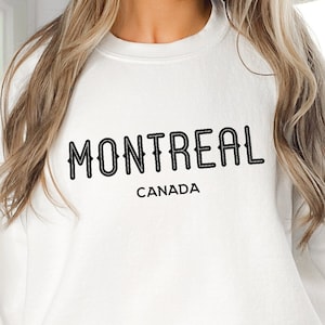 Montreal Sweatshirt, Montreal Canada Hoodie, Québec, Ville de Montréal, Canadian Hoodie, Canada Hooded Sweatshirt, Montreal City Sweater