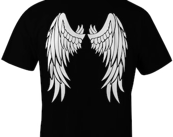 Shirt with angel hotsell wings on back
