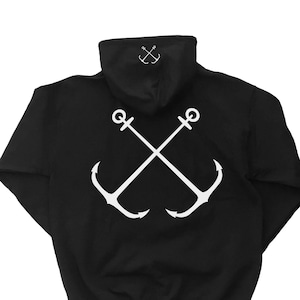 Anchor Hoodie - Sail Gift - Nautical - Sailor - Sailorman - Boat Captain - Womens Hoodie - Mens Hoodie - Sweatshirt - Unisex - Anchor Shirt