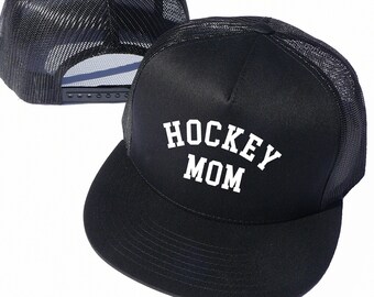 Funny hat mom gift idea mom birthday hat funny mom hat Hockey mom gift birthday gift for hockey mom custom hat trucker hat