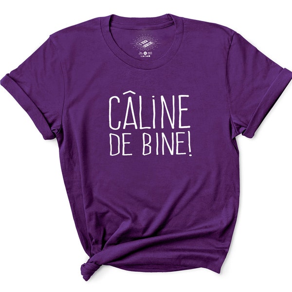 Câline de Bine! T-Shirt Homme et Femme, Expression Québécoise, Funny French Shirt, Tshirt en Francais, Québec Shirt, France, Français